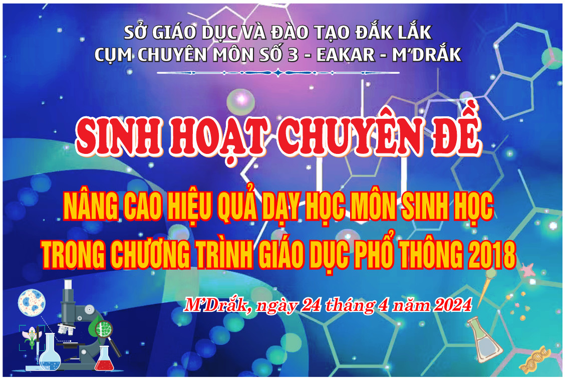 TĂNG CƯỜNG ĐỔI MỚI SINH HOẠT CHUYÊN MÔN Ở CỤM CHUYÊN MÔN SỐ 3 (EAKAR-M'DRĂK)