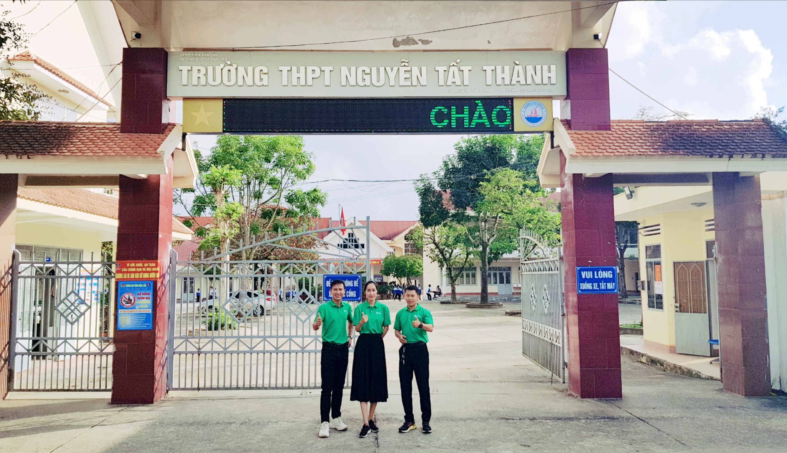 Chương trình Tư vấn tuyển sinh - Hướng nghiệp của Trường Đại học Đông Á - Phân hiệu Đăk Lăk tại trường THPT Nguyễn Tất Thành, M'Đrăk