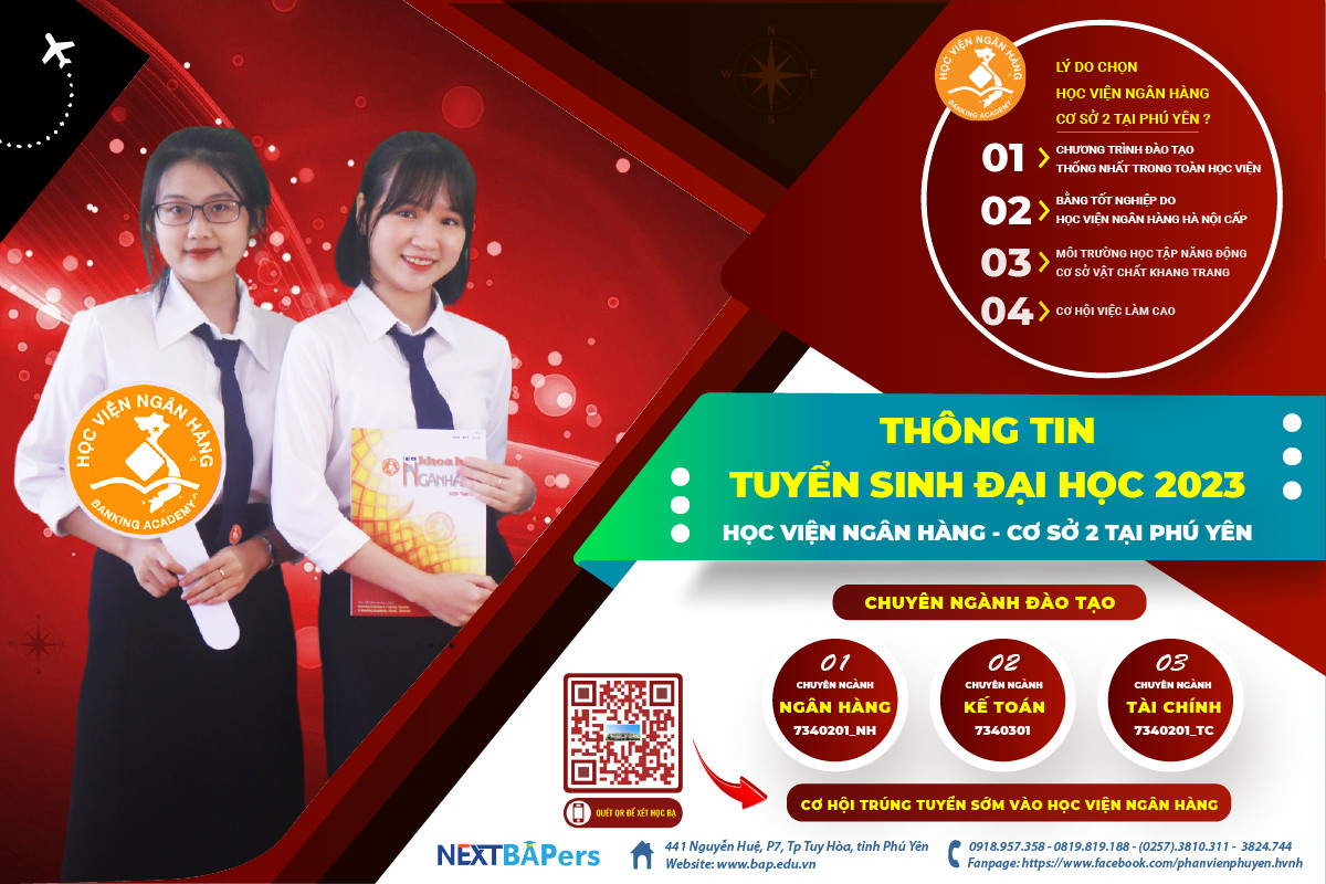 THÔNG TIN TUYỂN SINH ĐH NGÂN HÀNG NĂM 2023